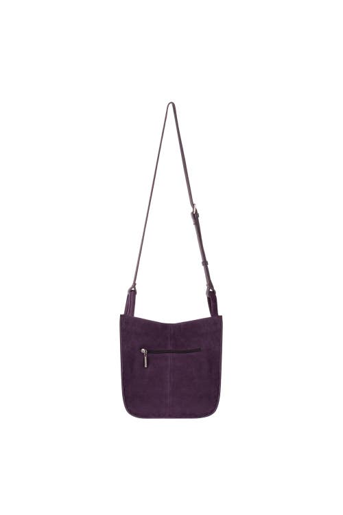 Shop The Sak Los Feliz Crossbody In Aubergine Suede