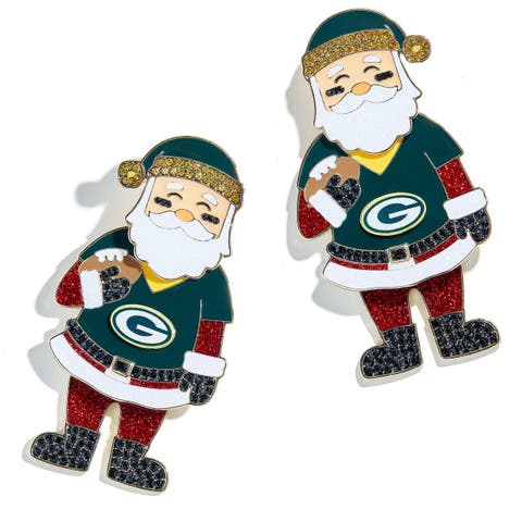 Baublebar Green Bay Packers Ornament Earrings Yellow