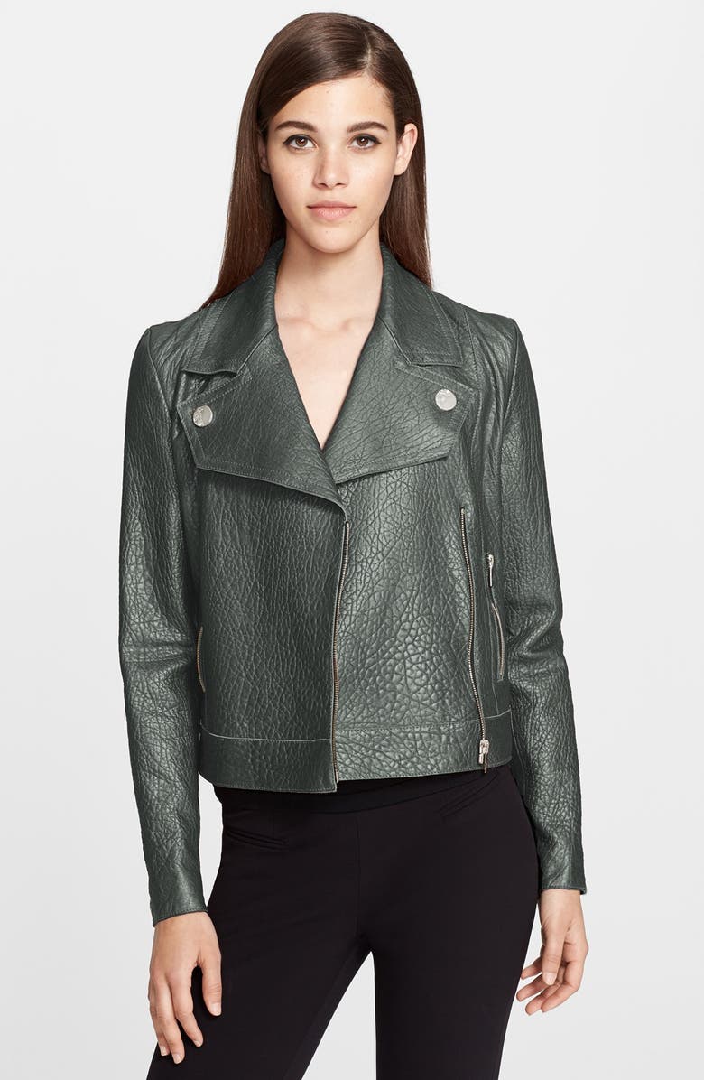 Versace Collection Leather Moto Jacket | Nordstrom