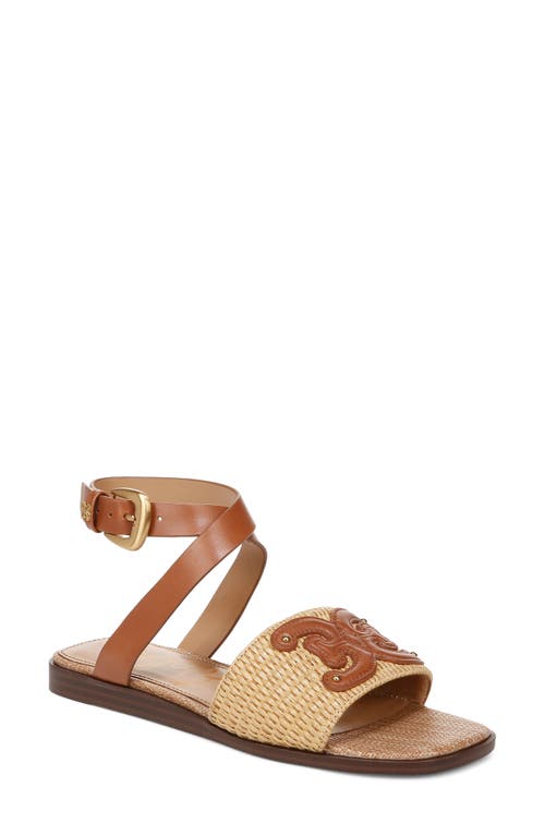 Sam Edelman Ilsie Ankle Strap Sandal In Sand/rich Cognac