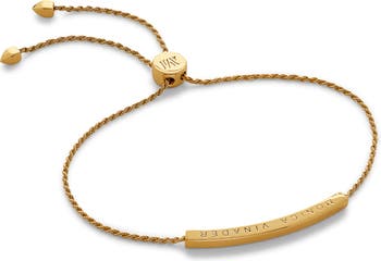 Monica Vinader Linear Chain Bracelet Gold