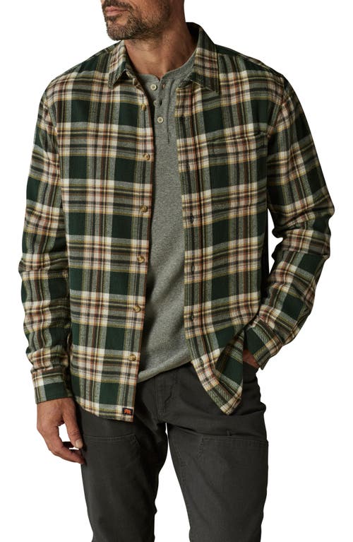 The Normal Brand Louis Heavyweight Flannel Overshirt In Elmwood Plaid