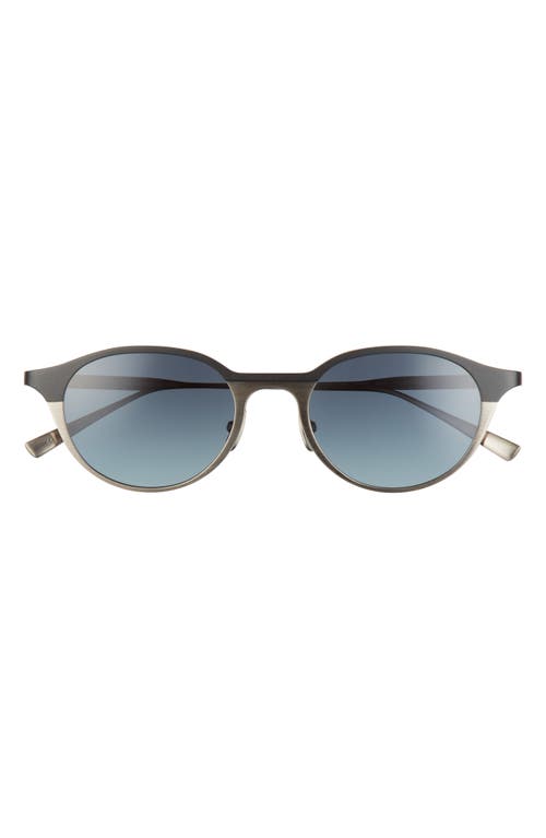 Torres 48mm Polarized Sunglasses in Black Sand/Silver/Denim