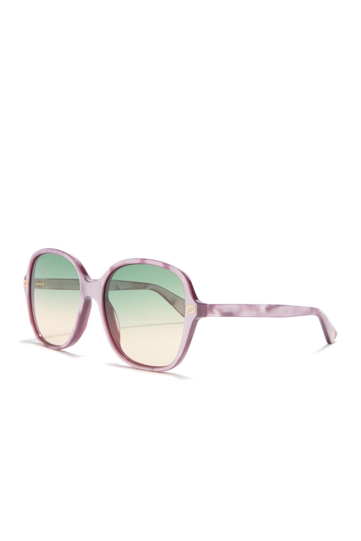 gucci 55mm oversized square sunglasses