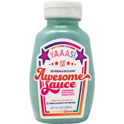 Sunshine & Glitter Awesome Sauce Shimmering Body Wash + Bubble Bath