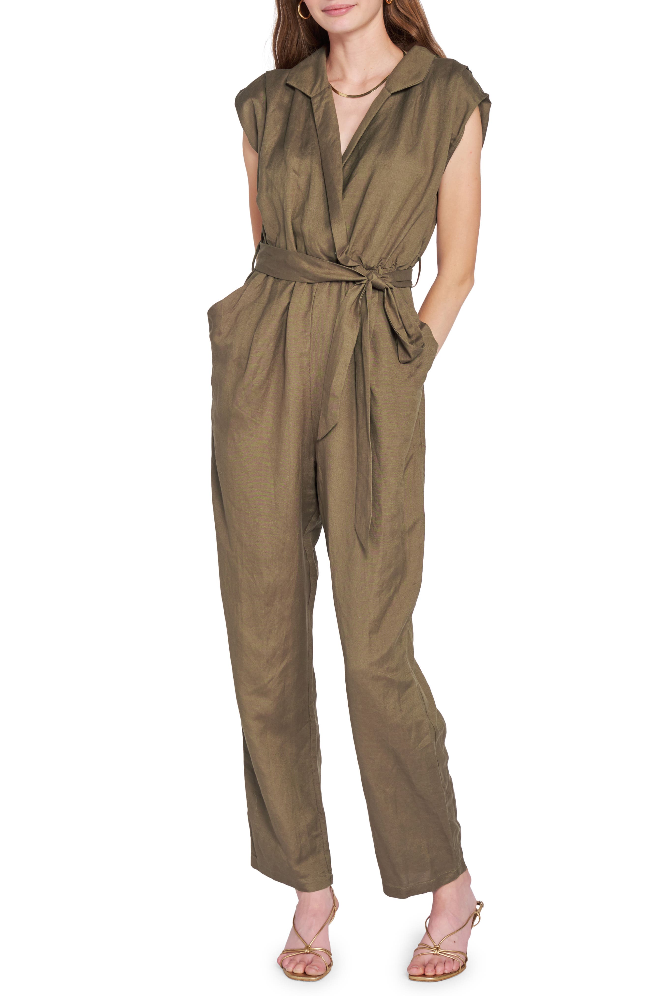 linen jumpsuit nordstrom