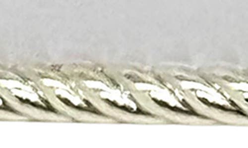 Siena Silver Rope 5 X 7 Picture Frame In Silver