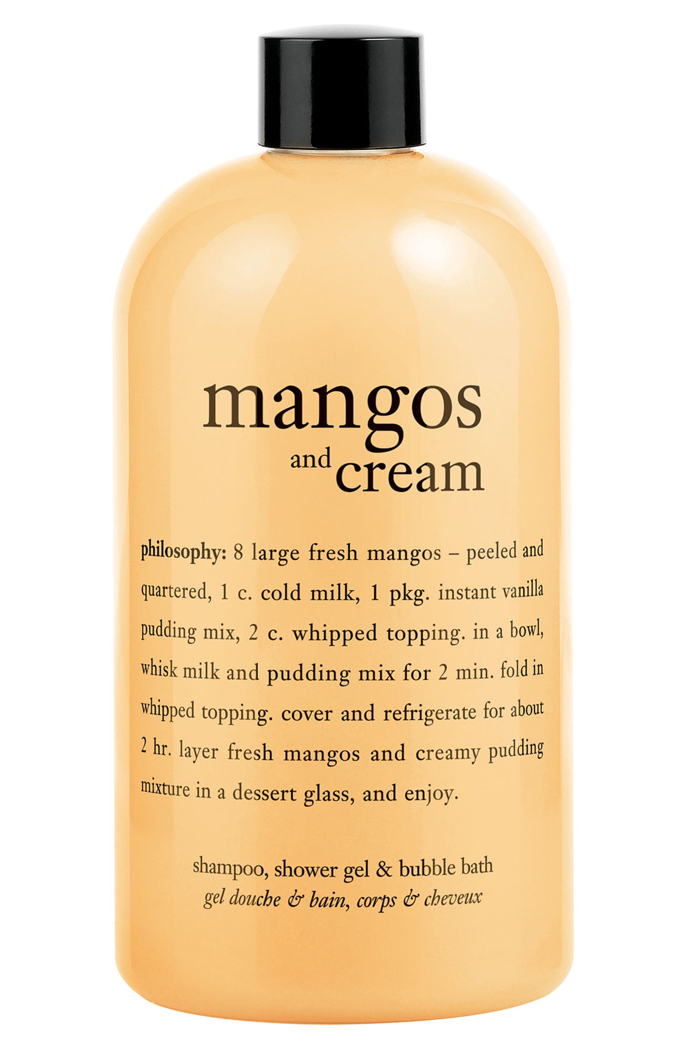 philosophy 'mangos & cream' shampoo, shower gel & bubble bath | Nordstrom