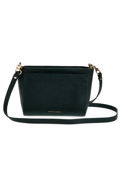 Rebecca Minkoff Gabby Leather Crossbody Bag In Black
