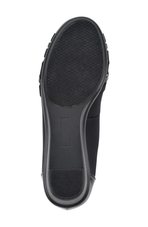 Cliffs By White Mountain Bowie Wedge Pump In Black/nylon