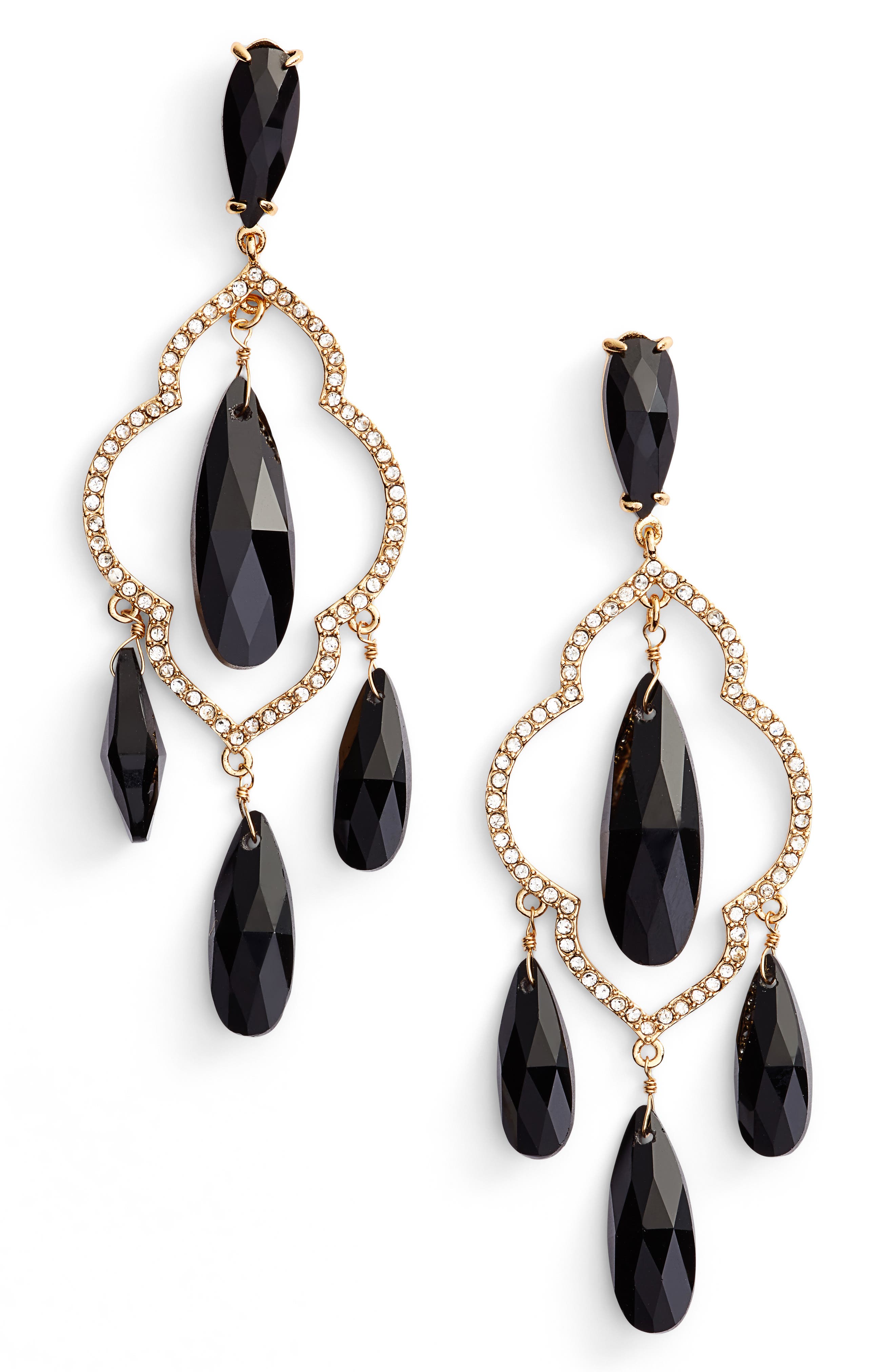 kate spade new york lantern gems chandelier earrings Nordstrom