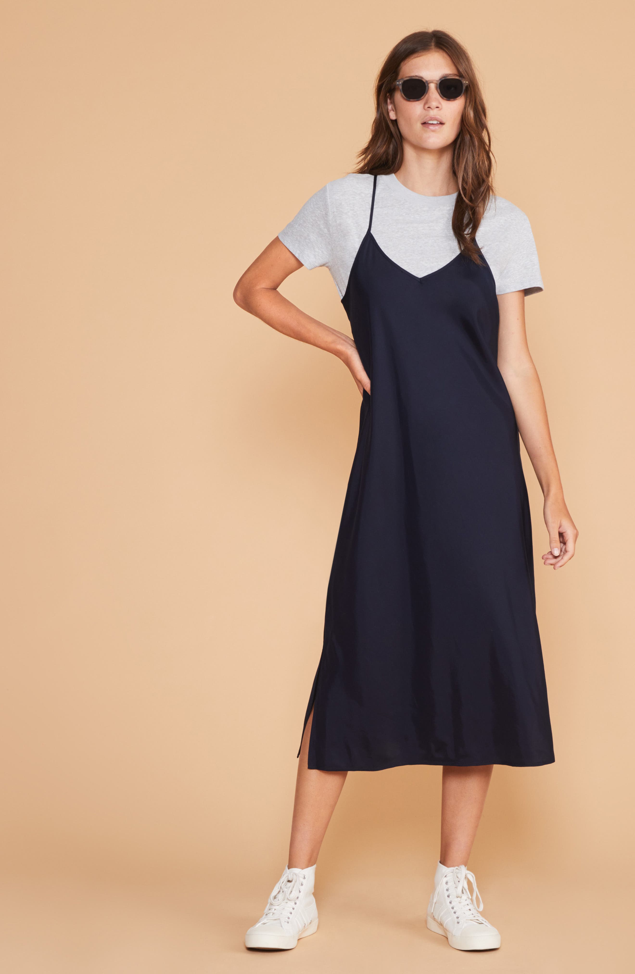 lou and grey slip dress