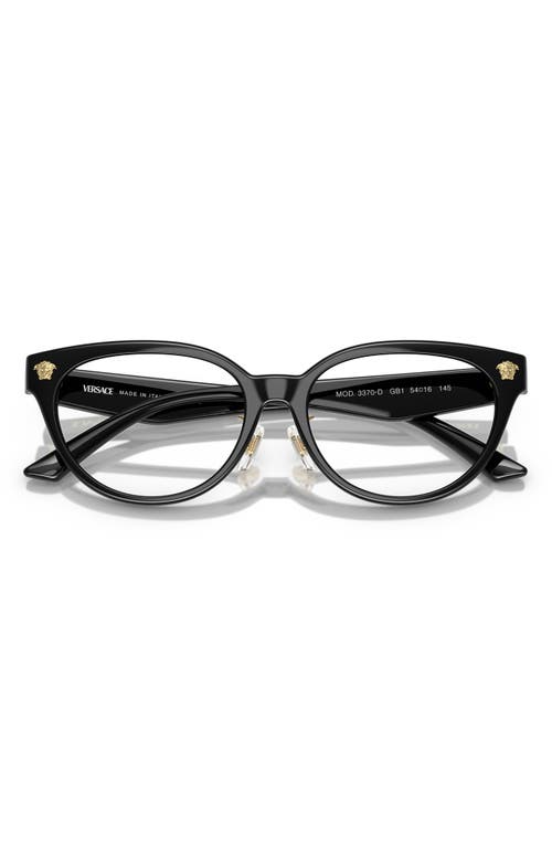 Versace 54mm Pillow Optical Glasses In Black