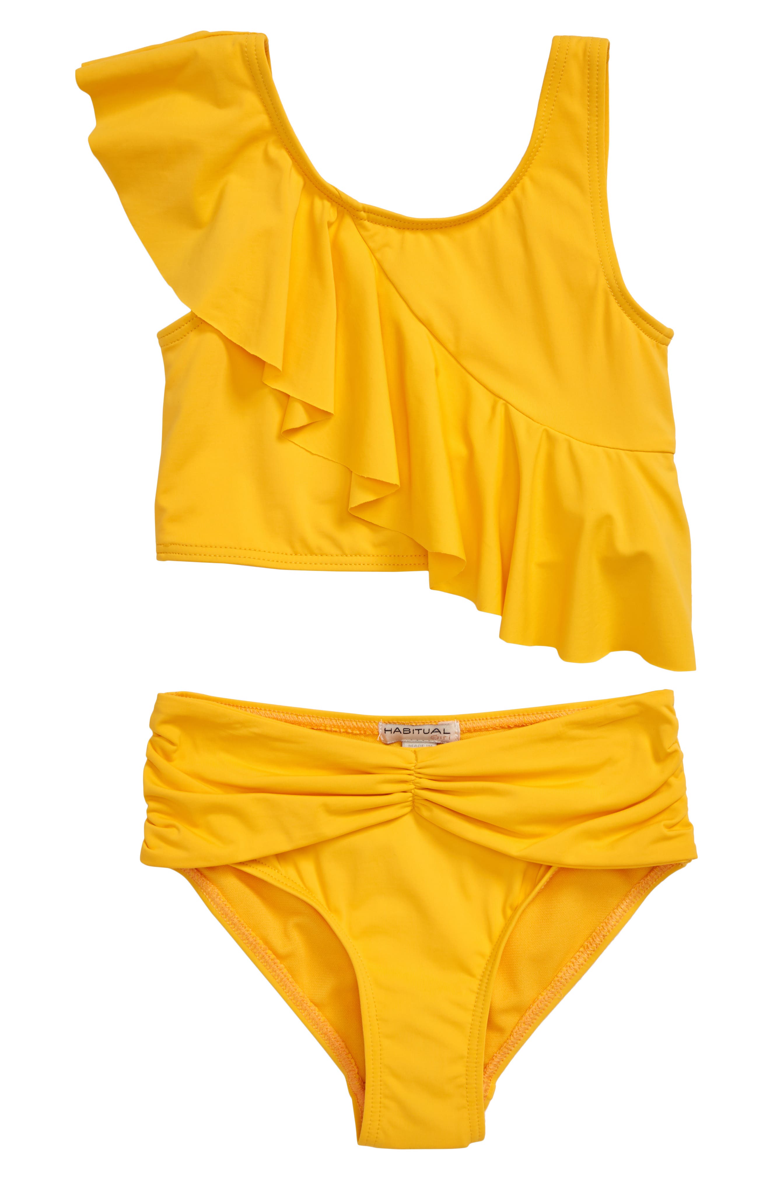 kids yellow swimsuit