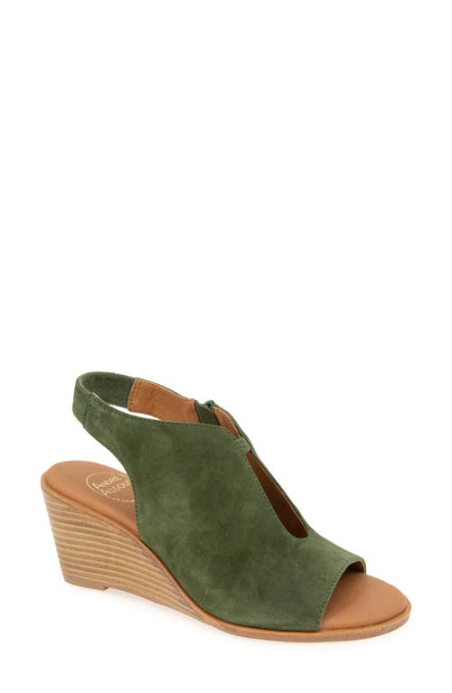 Shop Andre Assous André Assous Belinda Ankle Strap Sandal In Forest Green