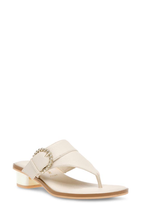 Shop Anne Klein Thessy Sandal In Off White