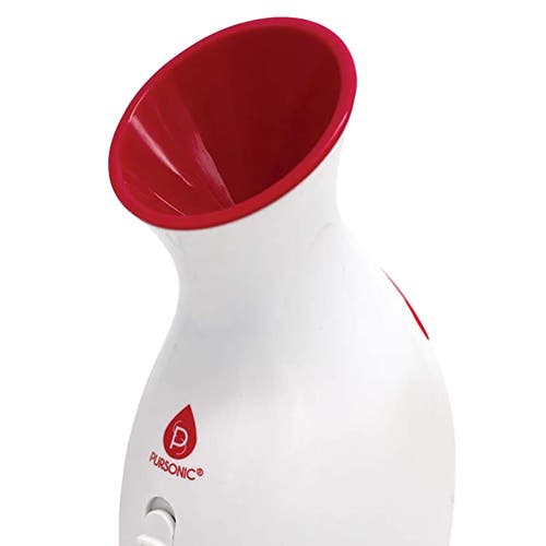 Shop Pursonic Facial Steamer Hot Mist Moisturizing Spa In White