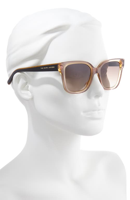 Shop Marc Jacobs 53mm Square Sunglasses In Brown/brown