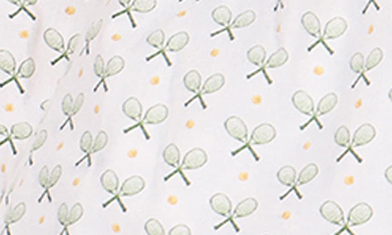 Shop Petite Plume Match Point Cotton Pajamas In Green