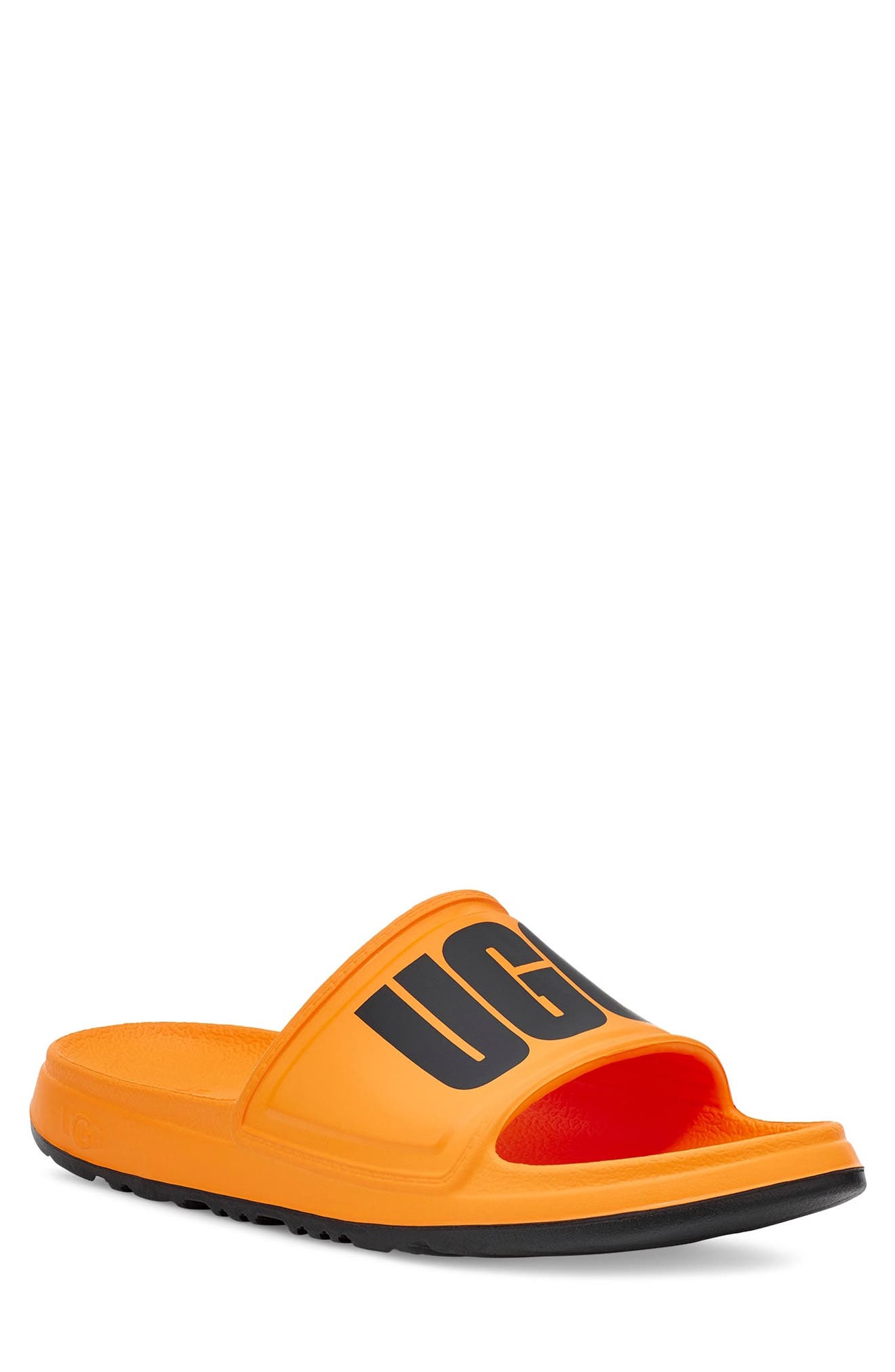 orange sandals for men