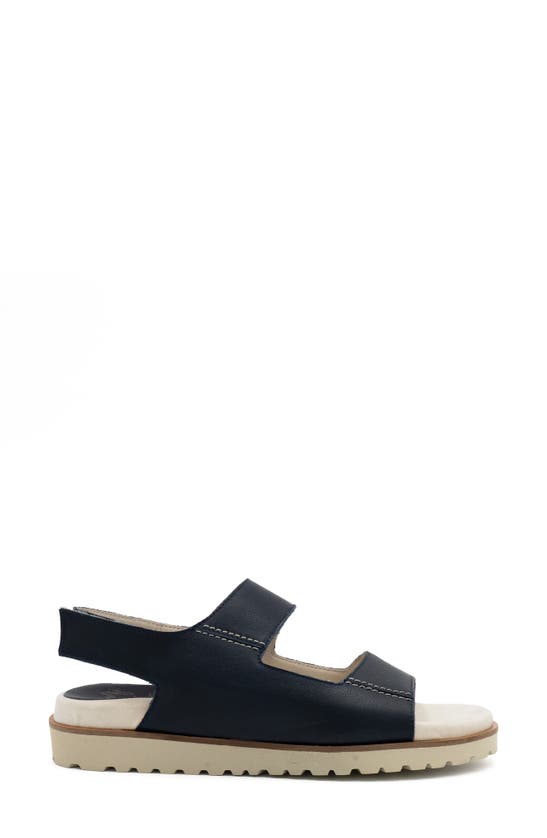 Shop Amalfi By Rangoni Barbera Slingback Sandal In Navy Savana