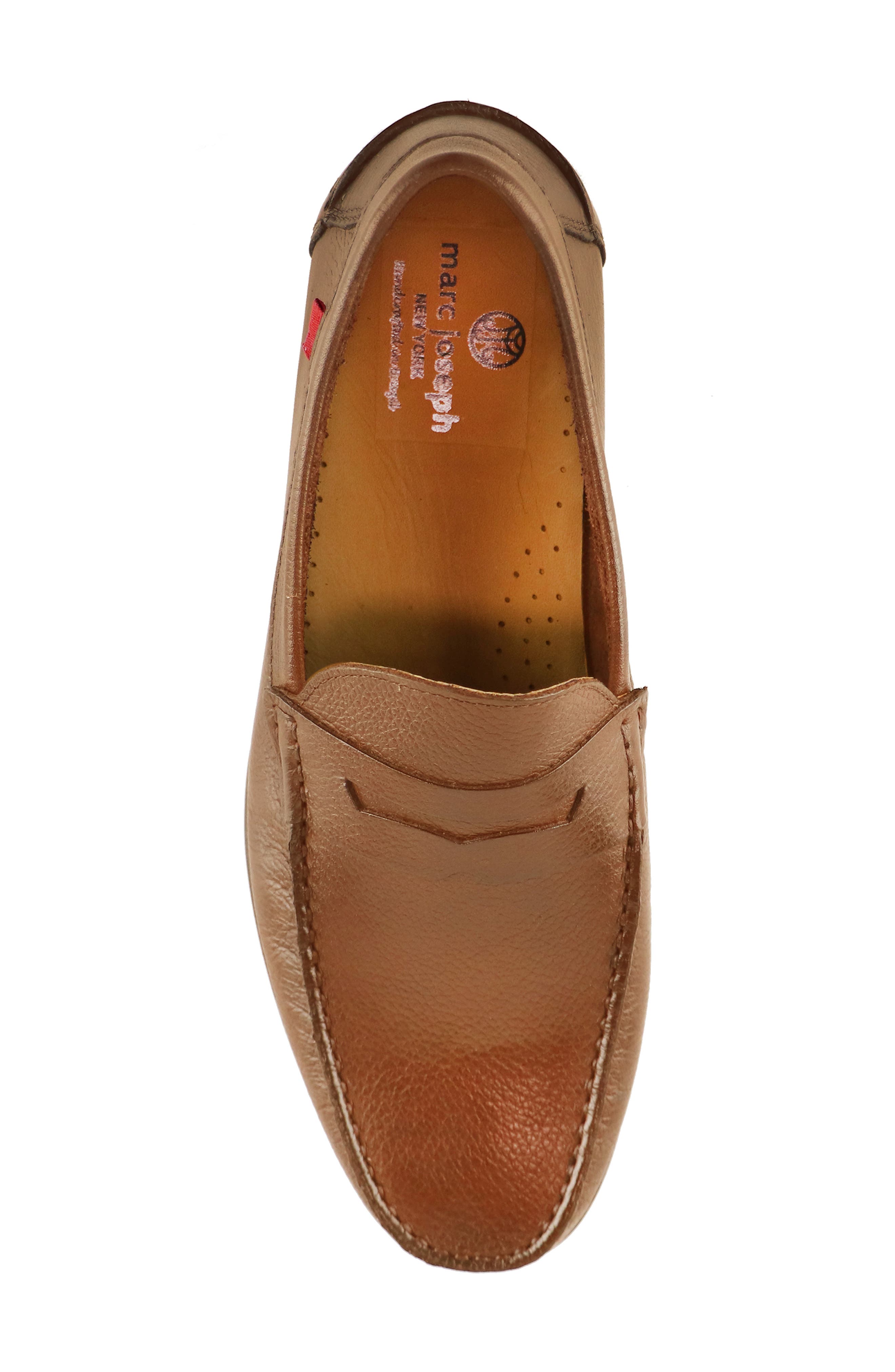 Marc Joseph New York Seattle Penny Loafer in Cognac Grainy at Nordstrom Rack, Size 11.5