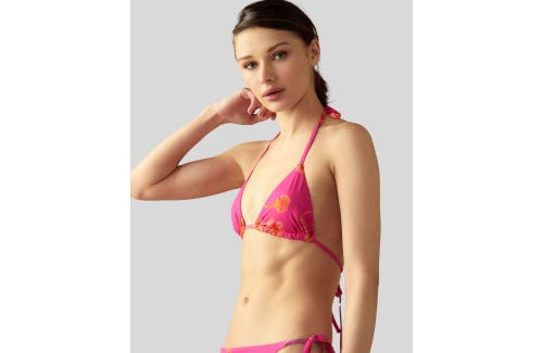 Shop Cynthia Rowley Bella Bikini Top In Pink