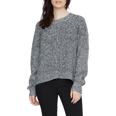 Petite Sanctuary Sorry Not Sorry Chunky Knit Sweater, Black