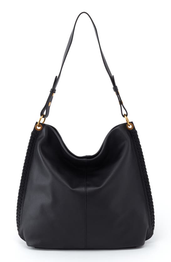 Hobo Moondance Leather Shoulder Bag In Black