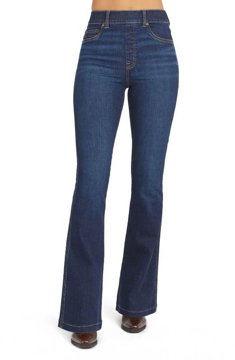 SPANX Light blue flared jeans