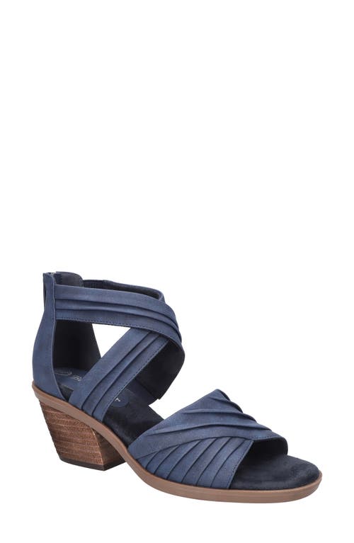 Bella Vita Quinnell Ankle Strap Sandal Navy at Nordstrom,