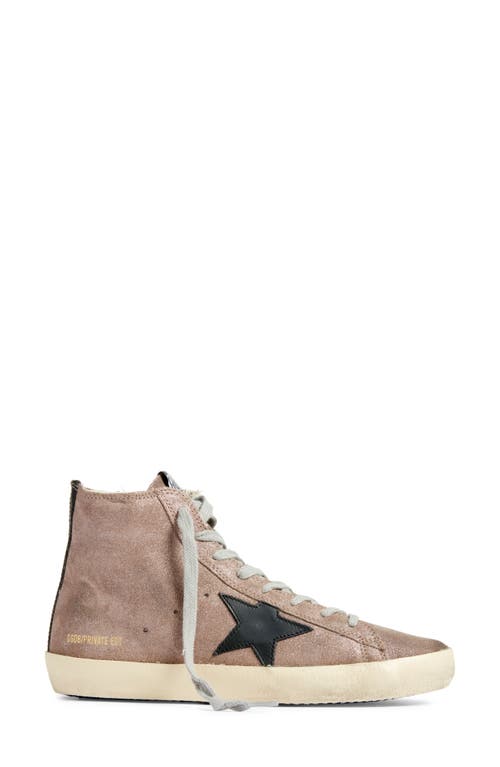 Golden Goose Francy High Top Sneaker In Grey/black