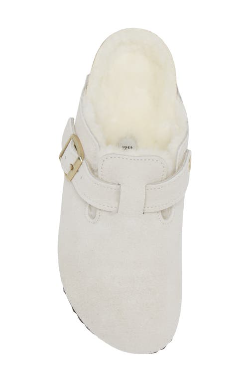 Birkenstock Boston Vl Clogs In Antique White/antique White