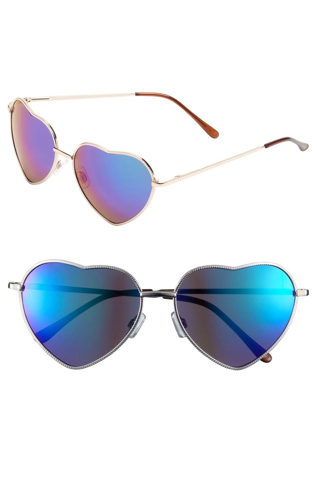 BP. 'Flash' Heart Shaped Sunglasses Nordstrom