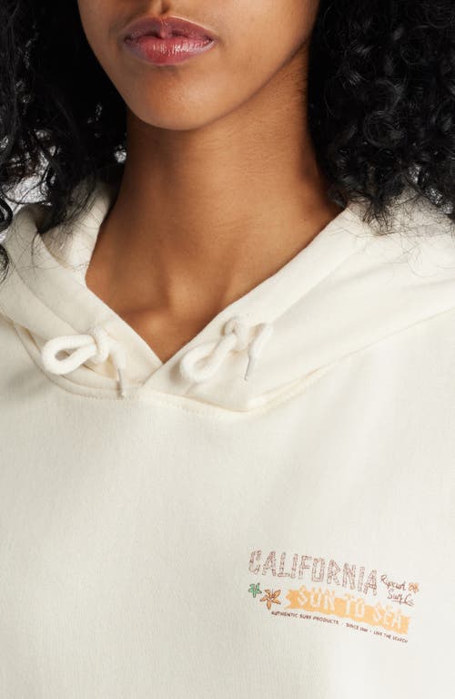 Rip Curl Sun To Sea Graphic Hoodie In California Bone