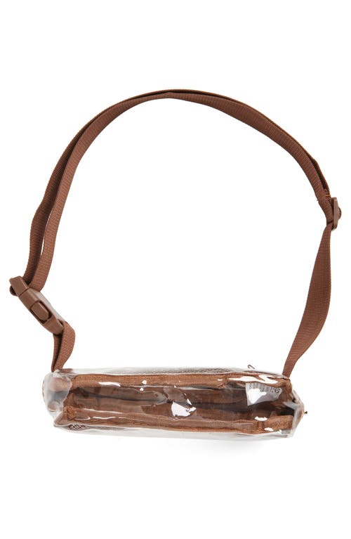 Shop Bp. Clear Stadium Belt Bag In Brown