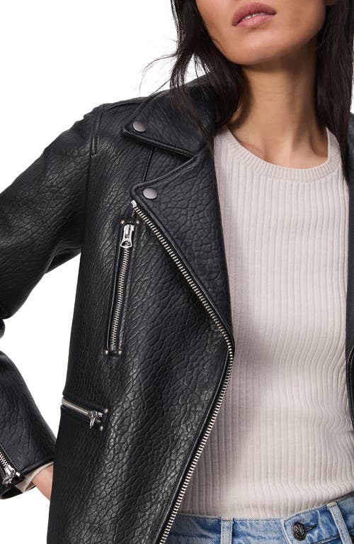 Shop Rag & Bone Arrow Leather Jacket In Black