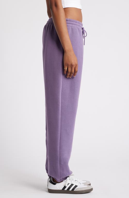 Shop Bp. Oversize Fleece Joggers In Purple Montana