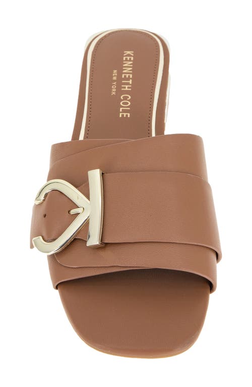 Kenneth Cole Women's Irene Slip On Embellished Slide Sandals In Brown