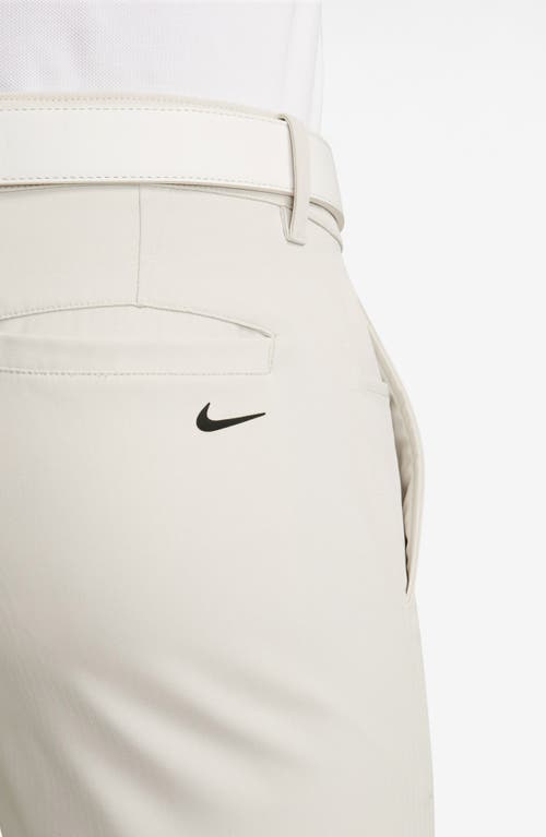 Shop Nike Golf Slim Fit Stretch Cotton Blend Golf Chino Pants In Light Bone/black