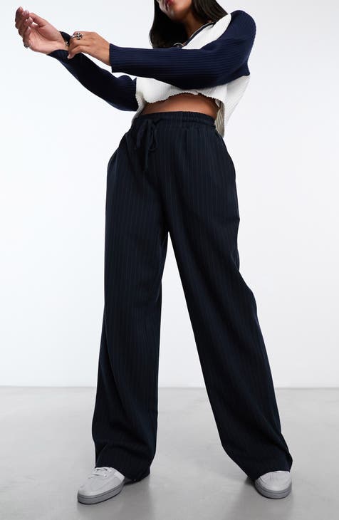 ASOS DESIGN flare trouser with cargo pocket detail in black