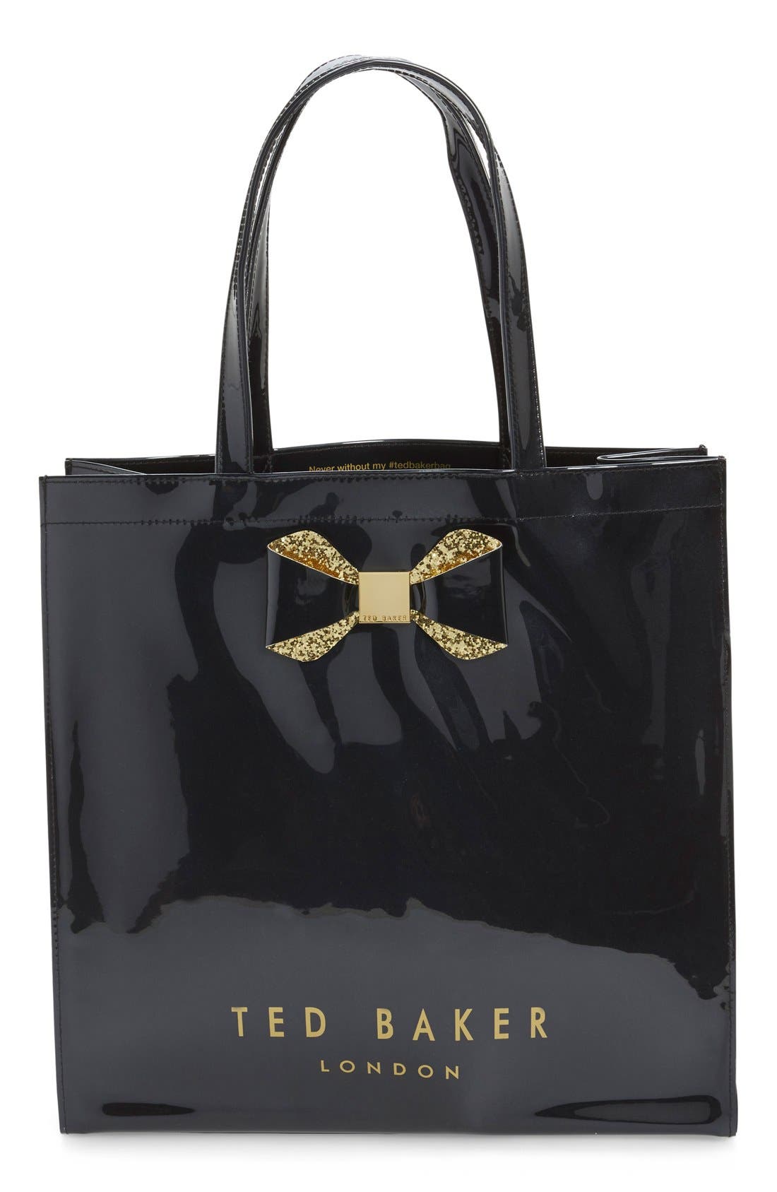Ted Baker London 'Large Glitter Bow Icon' Tote Nordstrom
