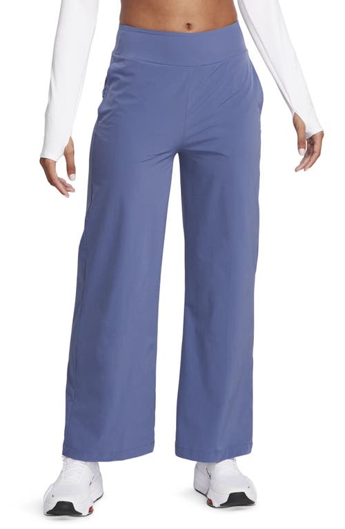 Bliss Dri-FIT Woven Wide Leg Pants in Diffused Blue/Clear