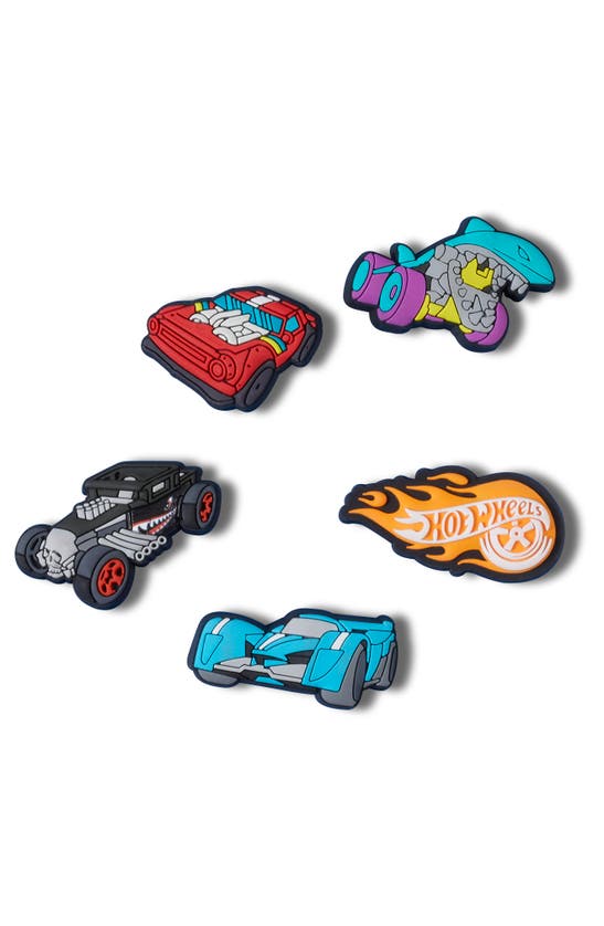 Shop Jibbitz Mattel® Hot Wheels Assorted 5-pack  Shoe Charms In White