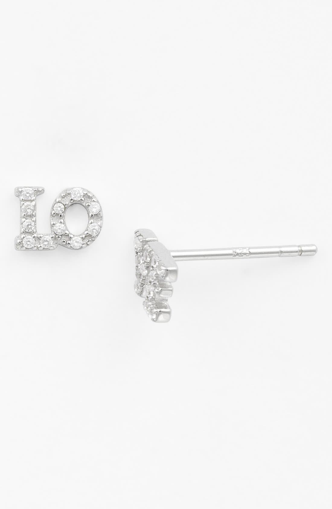 Sugar Bean Jewelry 'Love' Stud Earrings Nordstrom