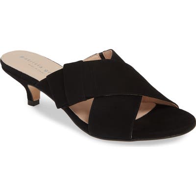 Patricia Green Origami Slide Sandal, Black