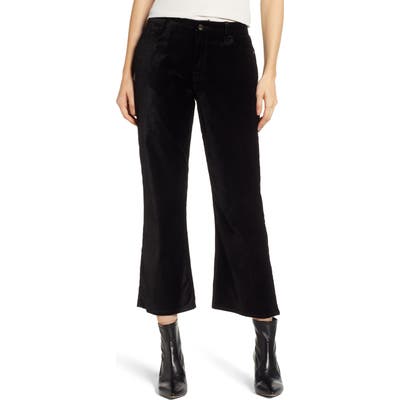 Jen7 By 7 For All Mankind Velvet Crop Flare Pants