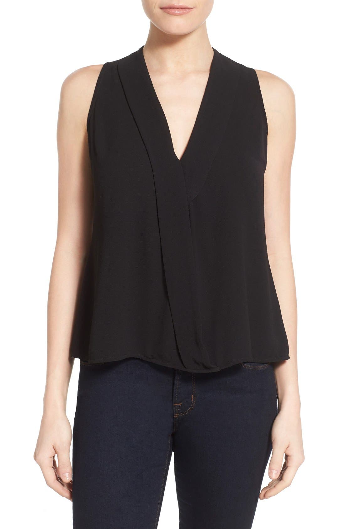 Vince Camuto Faux Wrap V-Neck Blouse | Nordstrom