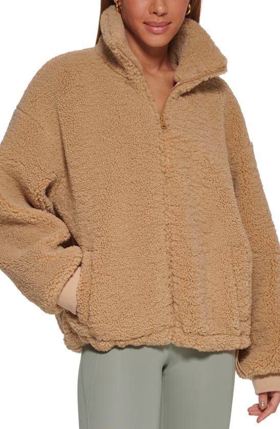 Levi's® Zip Front Teddy Jacket In Sesame