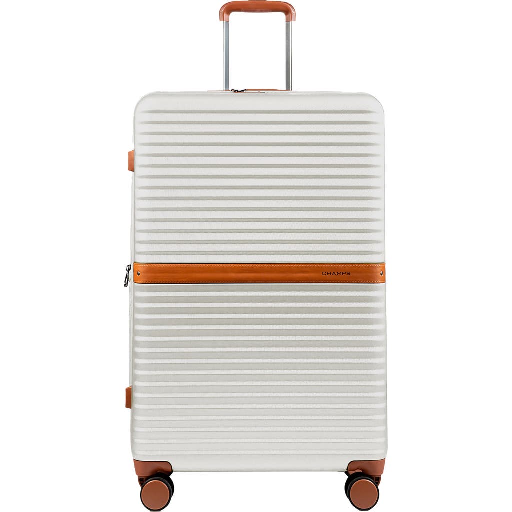 Champs Vintage Ii 28-inch Hardside Spinner Packing Case In Ivory
